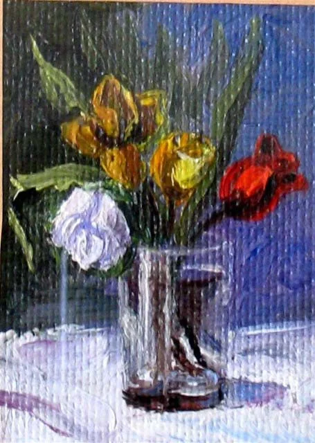 Óleo · Flores